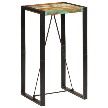 vidaXL Τραπέζι Μπαρ 60x55x110cm από Μασίφ Ανακυκλωμένο Ξύλο 1 τεμ.