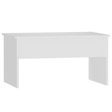 vidaXL Τραπεζάκι Σαλονιού Λευκό 80x50,5x41,5cm Επεξεργ. Ξύλο 1 τεμ.