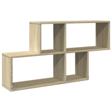 vidaXL Ράφι Τοίχου Sonoma Δρυς 100x20x53cm από Επεξεργασμένο Ξύλο 1 τεμ.