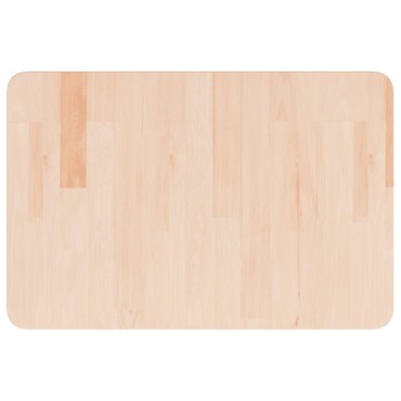 vidaXL Πάγκος Μπάνιου 60 x 40 x 1,5 εκ. Ακατέργαστο Μασίφ Ξύλο