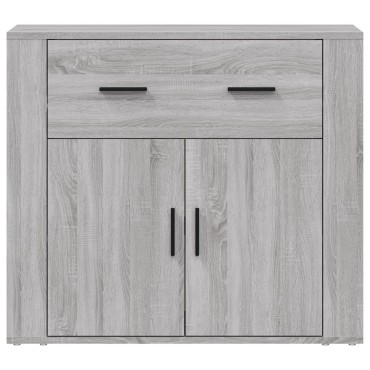 vidaXL Ντουλάπι Γκρι Sonoma 80x33x70cm από Επεξεργασμένο Ξύλο 1 τεμ.