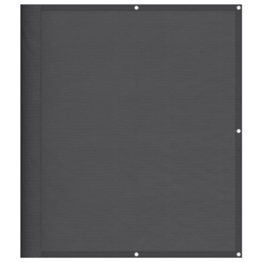 vidaXL Διαχωριστικό Βεράντας Ανθρακί 120x1000εκ 100% Πολ.Ύφασμα Oxford