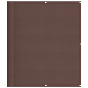 vidaXL Διαχωριστικό Βεράντας Καφέ 120x1000εκ 100% Πολ. Ύφασμα Oxford
