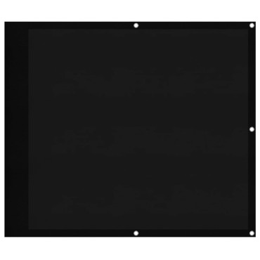 vidaXL Διαχωριστικό Βεράντας Μαύρο 90x1000εκ 100% Πολ. Ύφασμα Oxford