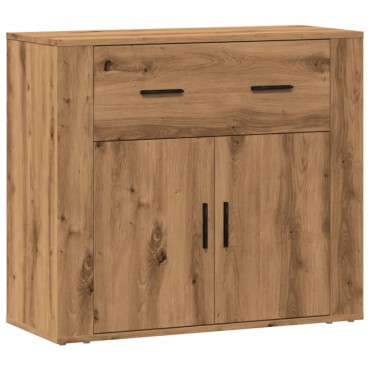 vidaXL Ντουλάπι Artisian Δρυς 80x33x70cm από Επεξεργασμένο Ξύλο 1 τεμ.