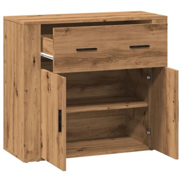 vidaXL Ντουλάπι Artisian Δρυς 80x33x70cm από Επεξεργασμένο Ξύλο 1 τεμ.