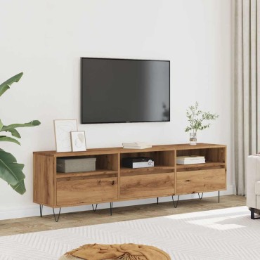 vidaXL Έπιπλο Τηλεόρασης τεχνίτης Δρυς 150x30x44,5cm
