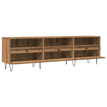 vidaXL Έπιπλο Τηλεόρασης τεχνίτης Δρυς 150x30x44,5cm