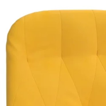 vidaXL Πολυθρόνα Relax Κίτρινη Μουσταρδί Βελούδινη με Υποπόδιο 70x77x98cm 1 τεμ.