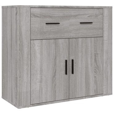 vidaXL Ντουλάπι Γκρι Sonoma από Επεξεργασμένο Ξύλο 80x33x70cm 1 τεμ.