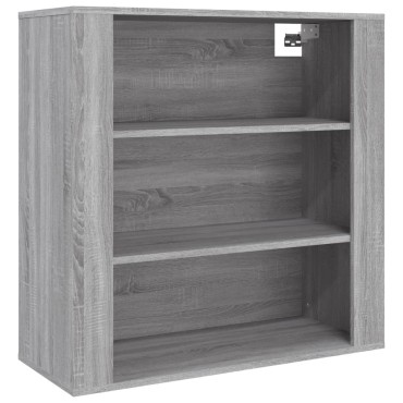 vidaXL Ντουλάπι Γκρι Sonoma από Επεξεργασμένο Ξύλο 80x33x70cm 1 τεμ.