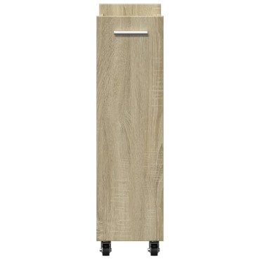 vidaXL Έπιπλο με Ρόδες Sonoma Δρυς 60x22x79cm από Επεξεργασμένο Ξύλο 1 τεμ.