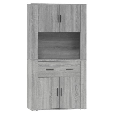 vidaXL Ντουλάπι Γκρι Sonoma από Επεξεργασμένο Ξύλο 80x33x70cm 1 τεμ.