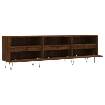vidaXL Έπιπλο Τηλεόρασης Καφέ Δρυς 150x30x44,5cm Επεξεργασμένο Ξύλο