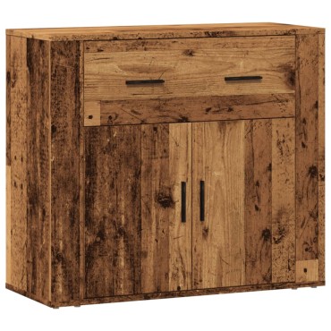 vidaXL Συρταριέρα Όψη Παλαιού Ξύλου 80x33x70cm Επεξεργασμένο Ξύλο 1 τεμ.