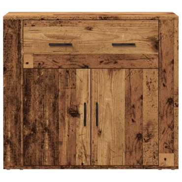 vidaXL Συρταριέρα Όψη Παλαιού Ξύλου 80x33x70cm Επεξεργασμένο Ξύλο 1 τεμ.