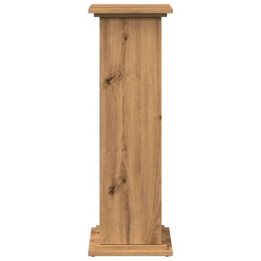 vidaXL Βάση Οθόνης με Αποθ. Αρτισιανή Δρυς 31x30x90 εκ. Επεξ. Ξύλο