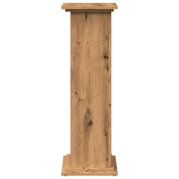 vidaXL Βάση Οθόνης με Αποθ. Αρτισιανή Δρυς 31x30x90 εκ. Επεξ. Ξύλο