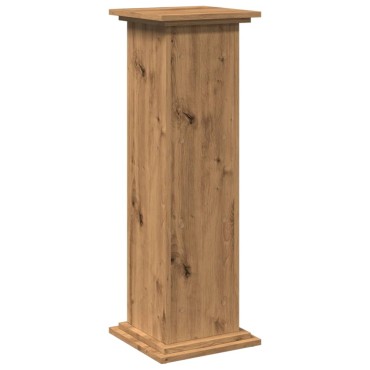 vidaXL Βάση Οθόνης με Αποθ. Αρτισιανή Δρυς 31x30x90 εκ. Επεξ. Ξύλο