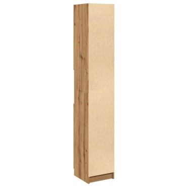 vidaXL Ντουλάπι μπάνιου Artisan Oak 32x34x188,5cm Κατασκευασμένο ξύλο 1 τεμ.