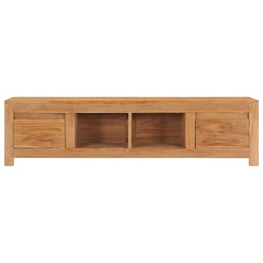 vidaXL Έπιπλο Τηλεόρασης 115x30x35cm από Μασίφ Ξύλο Teak