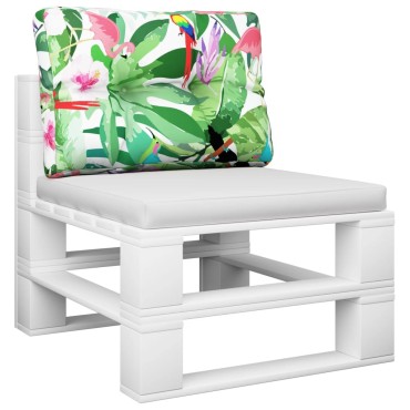 vidaXL Μαξιλάρι Παλέτας Πολύχρωμο 60x40x12cm Υφασμάτινο