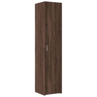 vidaXL Ντουλάπι Καφέ Δρυς 40x42,5x185cm από Επεξεργασμένο Ξύλο 1 τεμ.