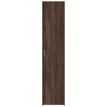 vidaXL Ντουλάπι Καφέ Δρυς 40x42,5x185cm από Επεξεργασμένο Ξύλο 1 τεμ.