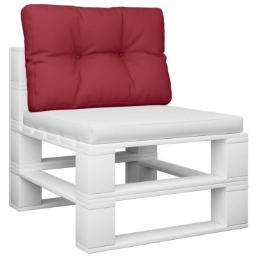 vidaXL Μαξιλάρι Παλέτας Μπορτντό 60x40x12cm Υφασμάτινο