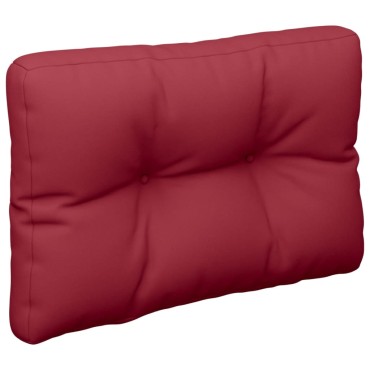 vidaXL Μαξιλάρι Παλέτας Μπορτντό 60x40x12cm Υφασμάτινο