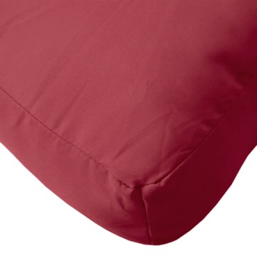 vidaXL Μαξιλάρι Παλέτας Μπορτντό 60x40x12cm Υφασμάτινο