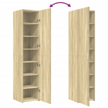 vidaXL Ντουλάπι Sonoma Δρυς 40x42,5x185cm από Επεξεργασμένο Ξύλο 1 τεμ.