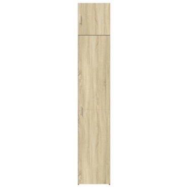 vidaXL Ντουλάπι Αποθήκευσης Στενό Δρυς 40x42,5x225cm Επεξεργ. Ξύλο 1 τεμ.