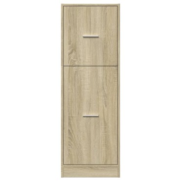 vidaXL Συρταριέρα Γενικής Χρήσης Sonoma Δρυς 40x41x118cm Επεξ. Ξύλο 1 τεμ.