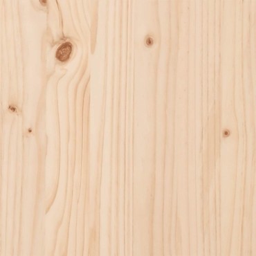 vidaXL Σκελετός Κρεβατιού Χωρίς Στρώμα 160x200cm Μασίφ Ξύλο Πεύκου 1 τεμ. - Διπλό