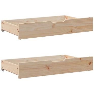 vidaXL Σκελετός Κρεβατιού Χωρίς Στρώμα 160x200cm Μασίφ Ξύλο Πεύκου 1 τεμ. - Διπλό