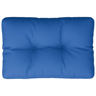 vidaXL Μαξιλάρι Παλέτας Μπλε Ρουά 60x40x12cm Υφασμάτινο