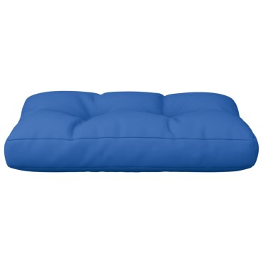 vidaXL Μαξιλάρι Παλέτας Μπλε Ρουά 60x40x12cm Υφασμάτινο