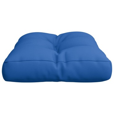 vidaXL Μαξιλάρι Παλέτας Μπλε Ρουά 60x40x12cm Υφασμάτινο