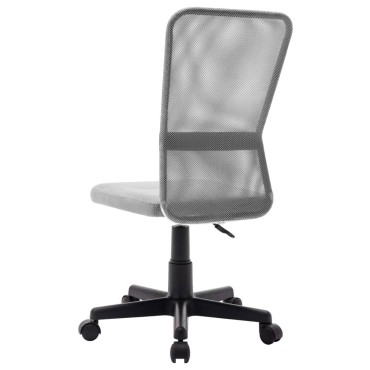 vidaXL Καρέκλα Γραφείου Γκρι 44x52x100cm Διχτυωτό Ύφασμα 1 τεμ.