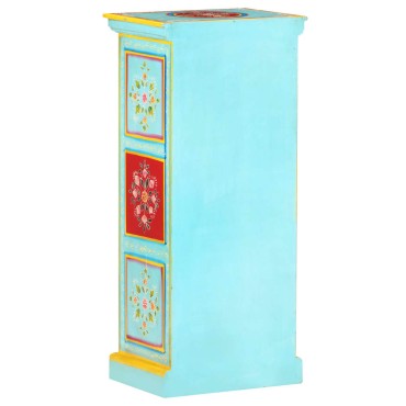 vidaXL Ντουλάπι με Χειροπ. Λεπτομέρειες 40x30x90cm Μασίφ Ξύλο Μάνγκο 1 τεμ.