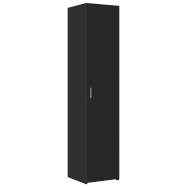vidaXL Ντουλάπι Μαύρο 40x42,5x185cm από Επεξεργασμένο Ξύλο 1 τεμ.