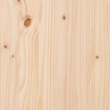 vidaXL Σκελετός Κρεβατιού Χωρίς Στρώμα 160x200cm Μασίφ Ξύλο Πεύκου 1 τεμ. - Διπλό