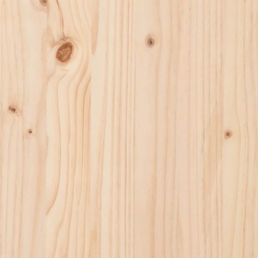 vidaXL Σκελετός Κρεβατιού Χωρίς Στρώμα 120x200cm Μασίφ Ξύλο Πεύκου 1 τεμ. - Μονό