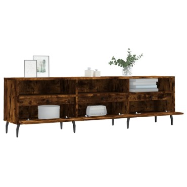 vidaXL Έπιπλο Τηλεόρασης Καπνιστή Δρυς 150x30x44,5cm Επεξ. Ξύλο