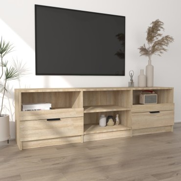 vidaXL Έπιπλο Τηλεόρασης Sonoma Δρυς 150x33,5x45cm από Επεξεργ. Ξύλο