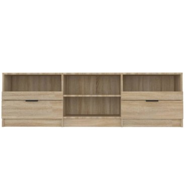 vidaXL Έπιπλο Τηλεόρασης Sonoma Δρυς 150x33,5x45cm από Επεξεργ. Ξύλο
