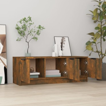 vidaXL Έπιπλο Τηλεόρασης Καπνιστή Δρυς102x35x36,5cm Επεξεργασμένο Ξύλο