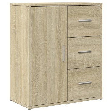 vidaXL Βοηθητικό Ντουλάπι Sonoma Δρυς 60x31x70cm Επεξεργασμένο Ξύλο 1 τεμ.