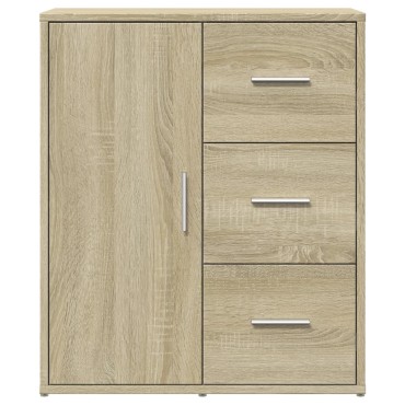 vidaXL Βοηθητικό Ντουλάπι Sonoma Δρυς 60x31x70cm Επεξεργασμένο Ξύλο 1 τεμ.